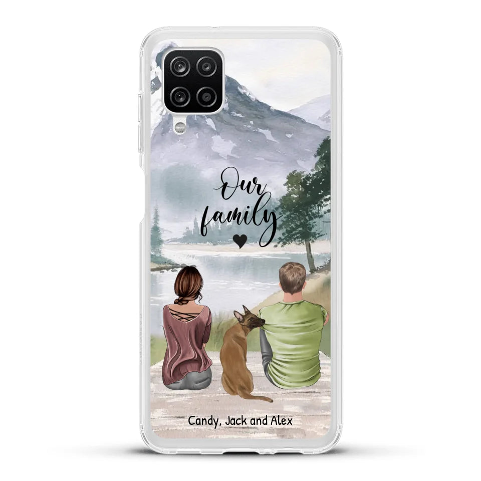 Together with our pet - Personalised phone case