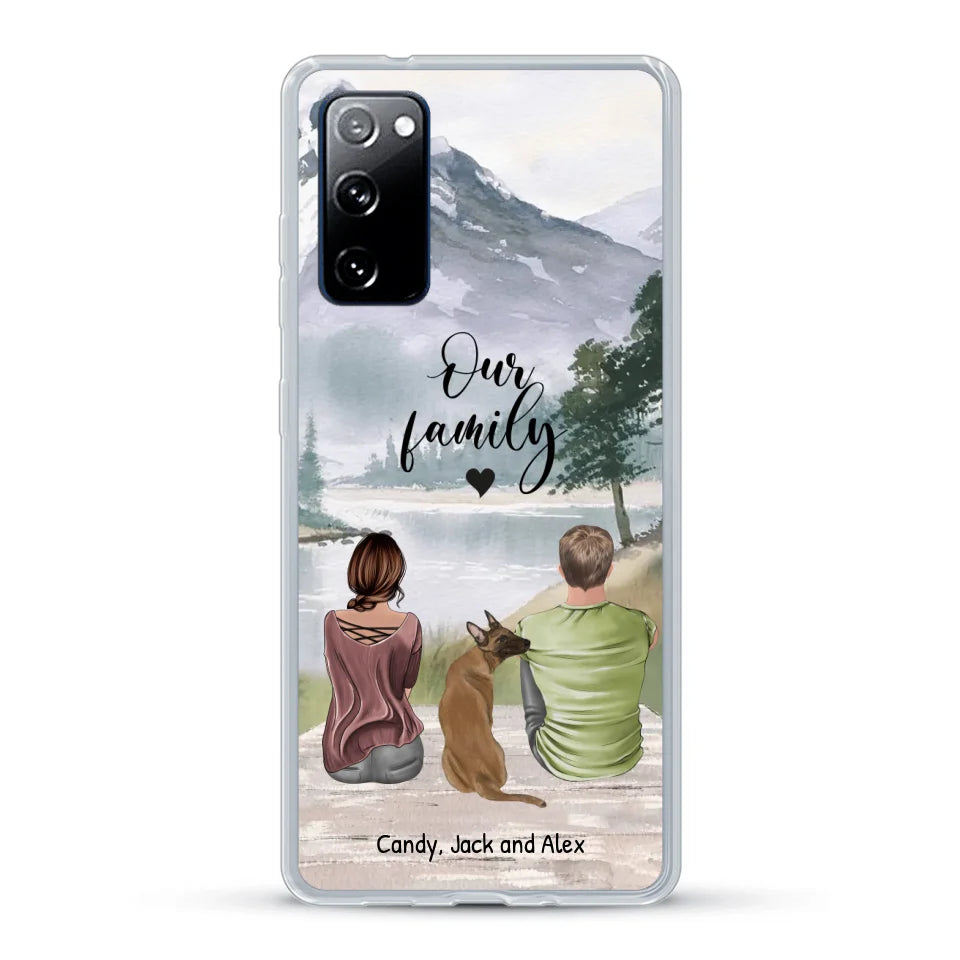 Together with our pet - Personalised phone case