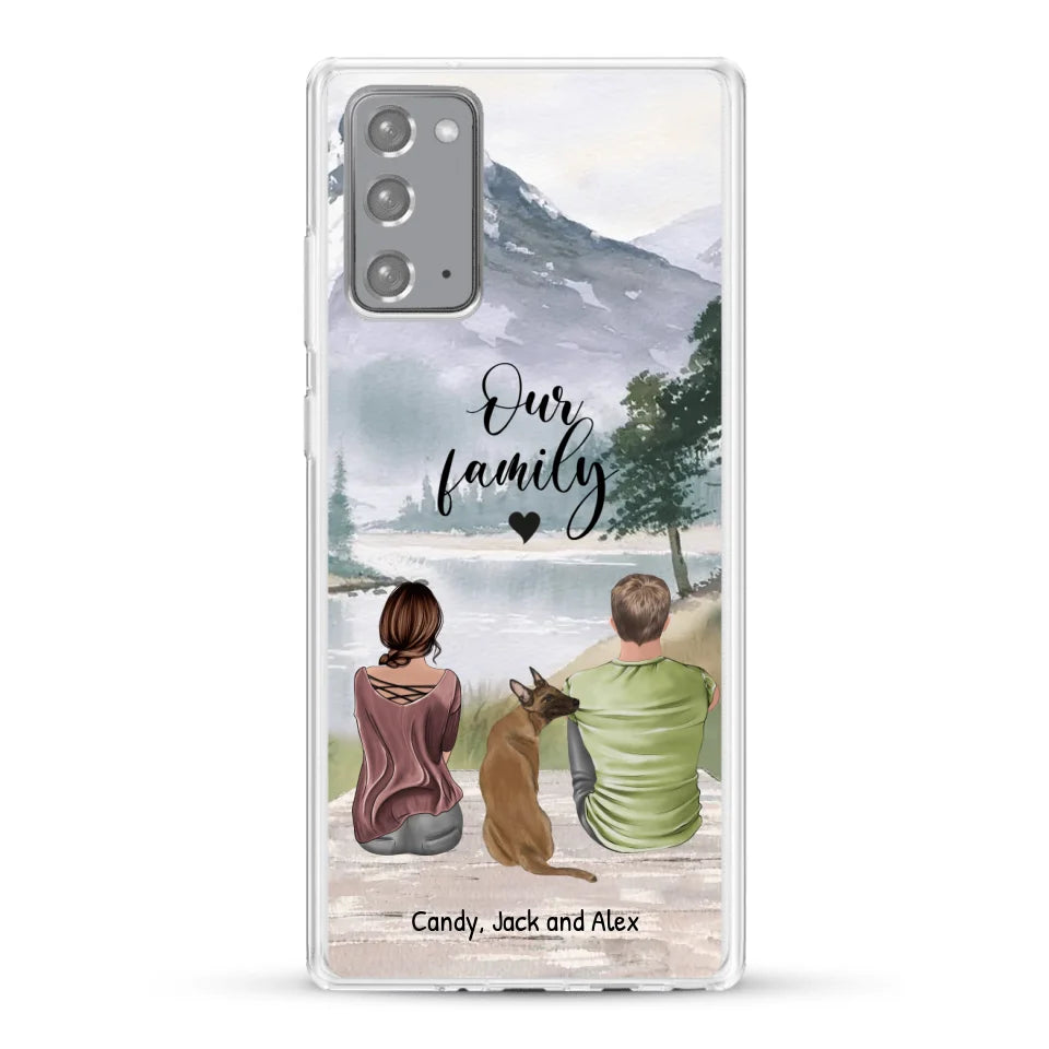 Together with our pet - Personalised phone case