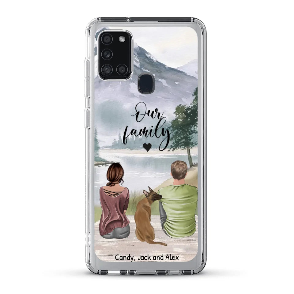 Together with our pet - Personalised phone case