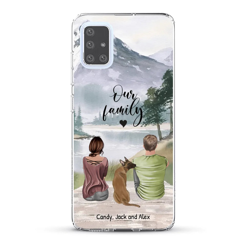 Together with our pet - Personalised phone case