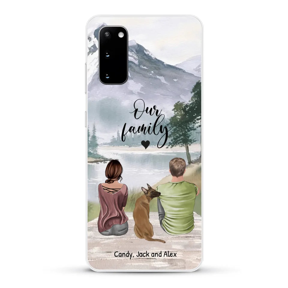 Together with our pet - Personalised phone case