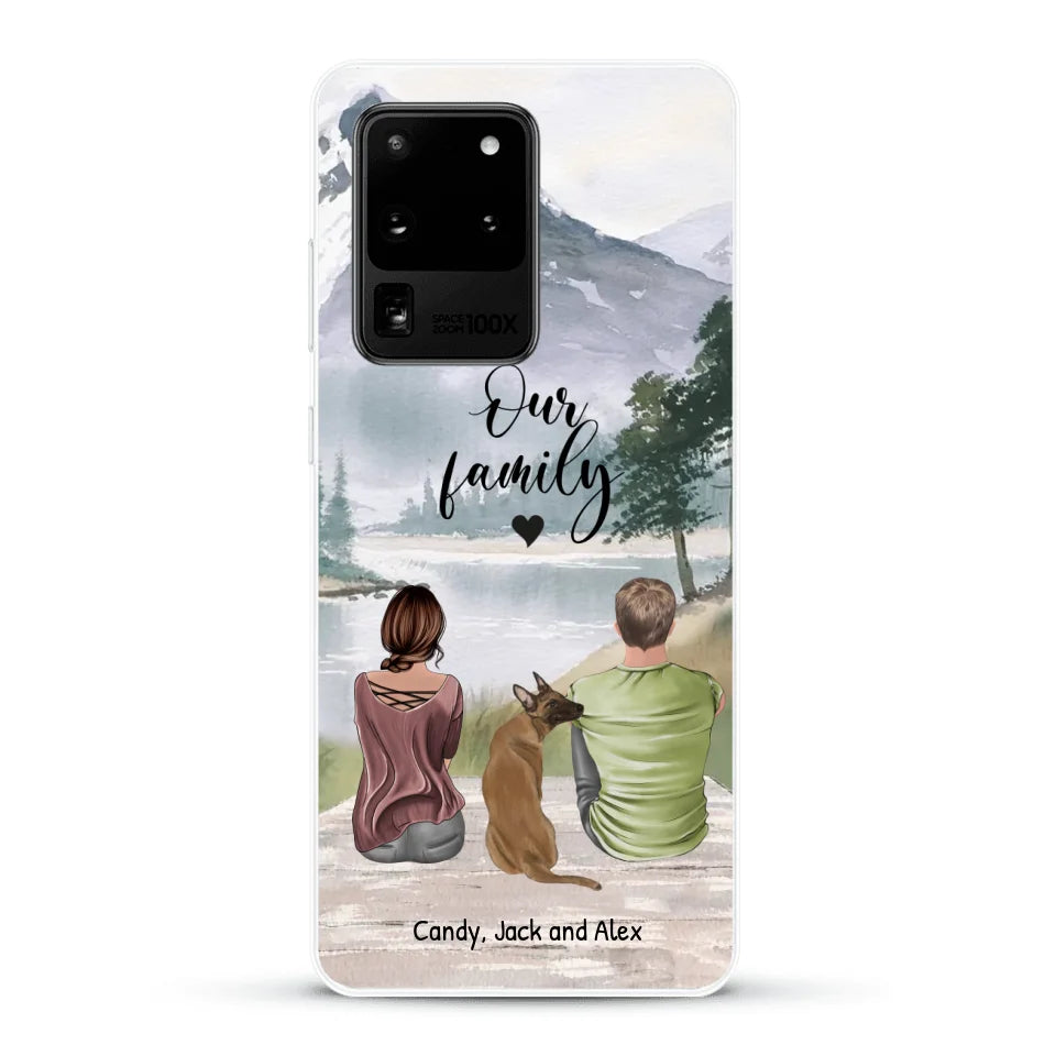 Together with our pet - Personalised phone case