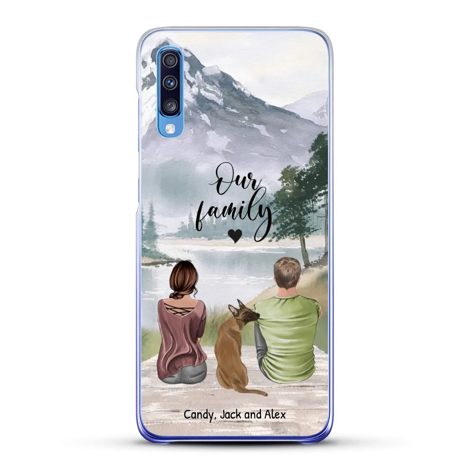 Together with our pet - Personalised phone case