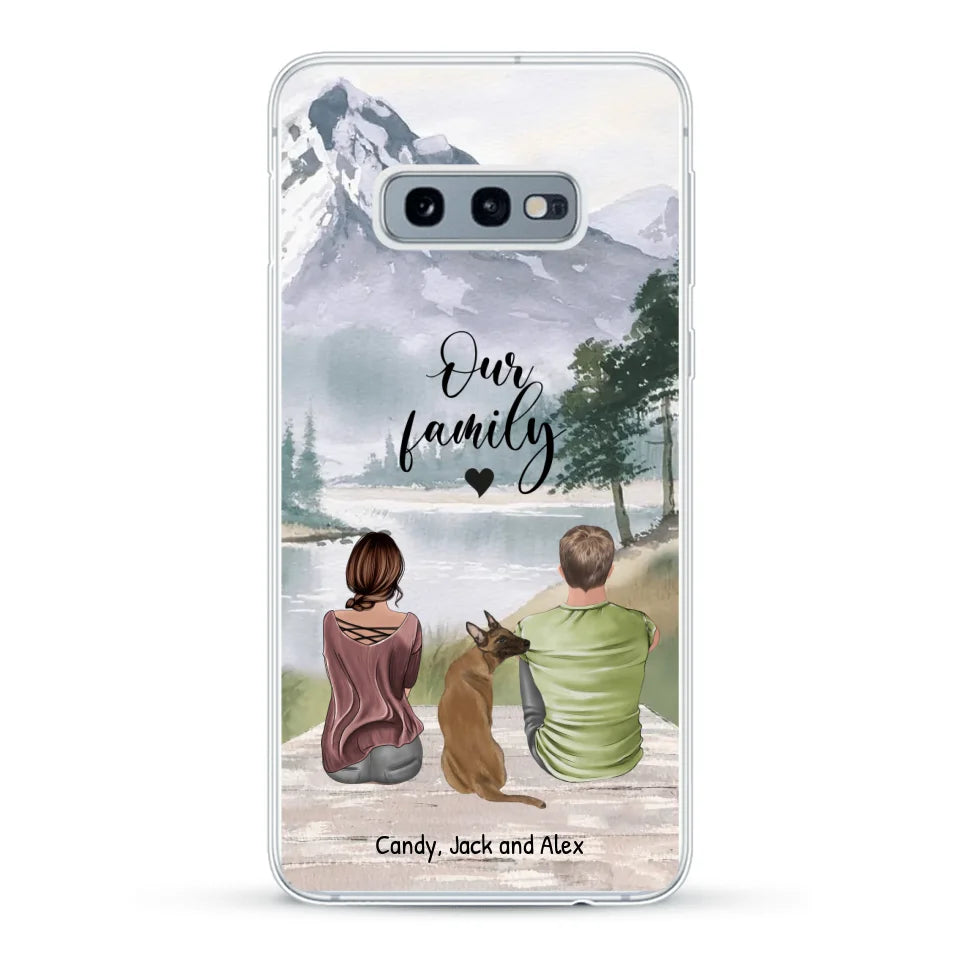 Together with our pet - Personalised phone case