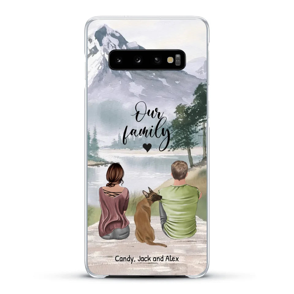 Together with our pet - Personalised phone case