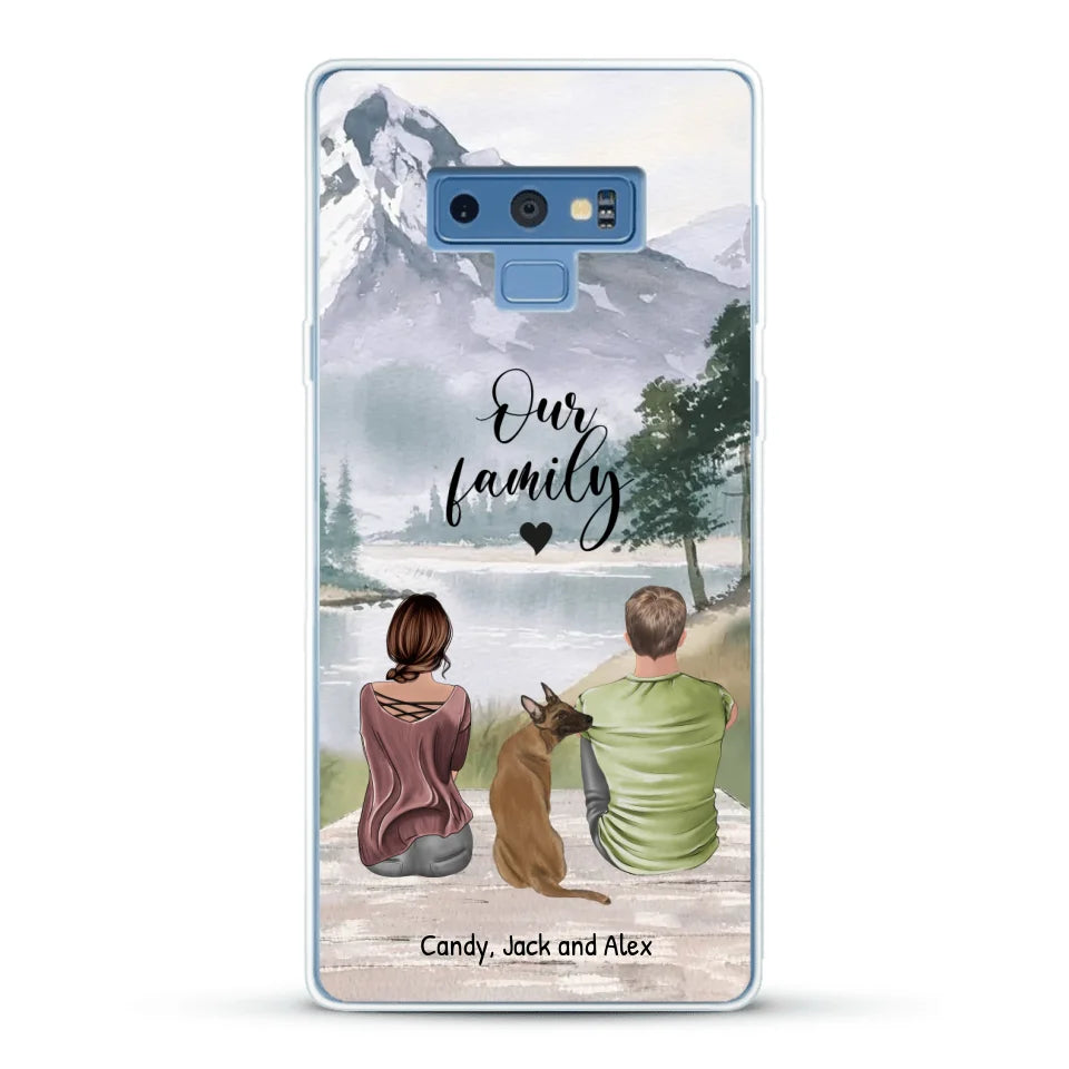 Together with our pet - Personalised phone case