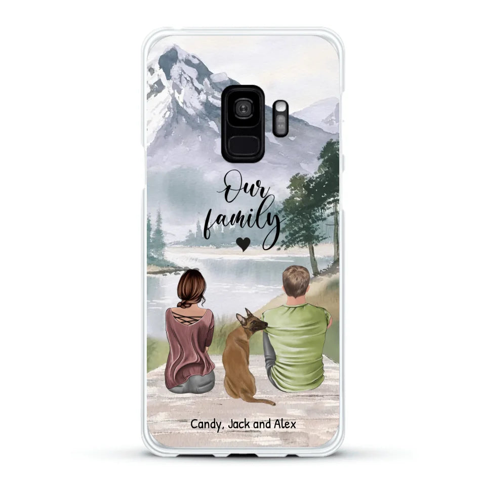 Together with our pet - Personalised phone case