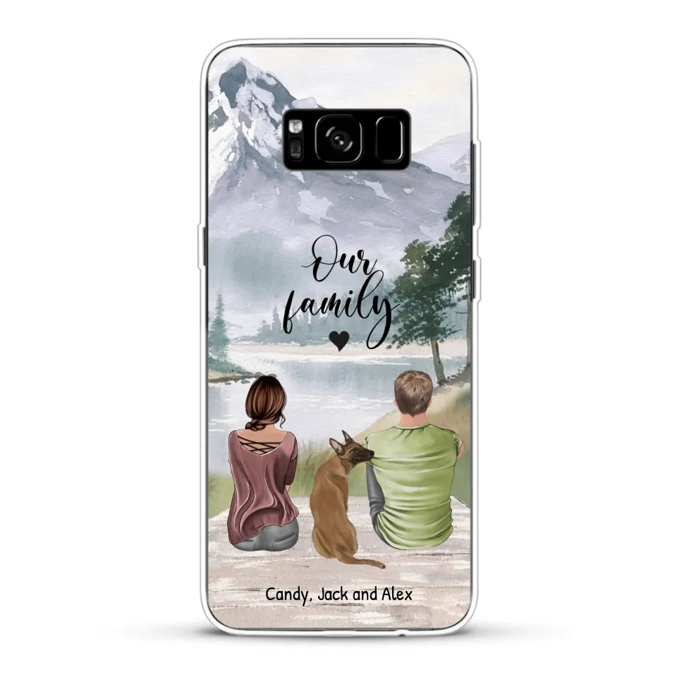 Together with our pet - Personalised phone case