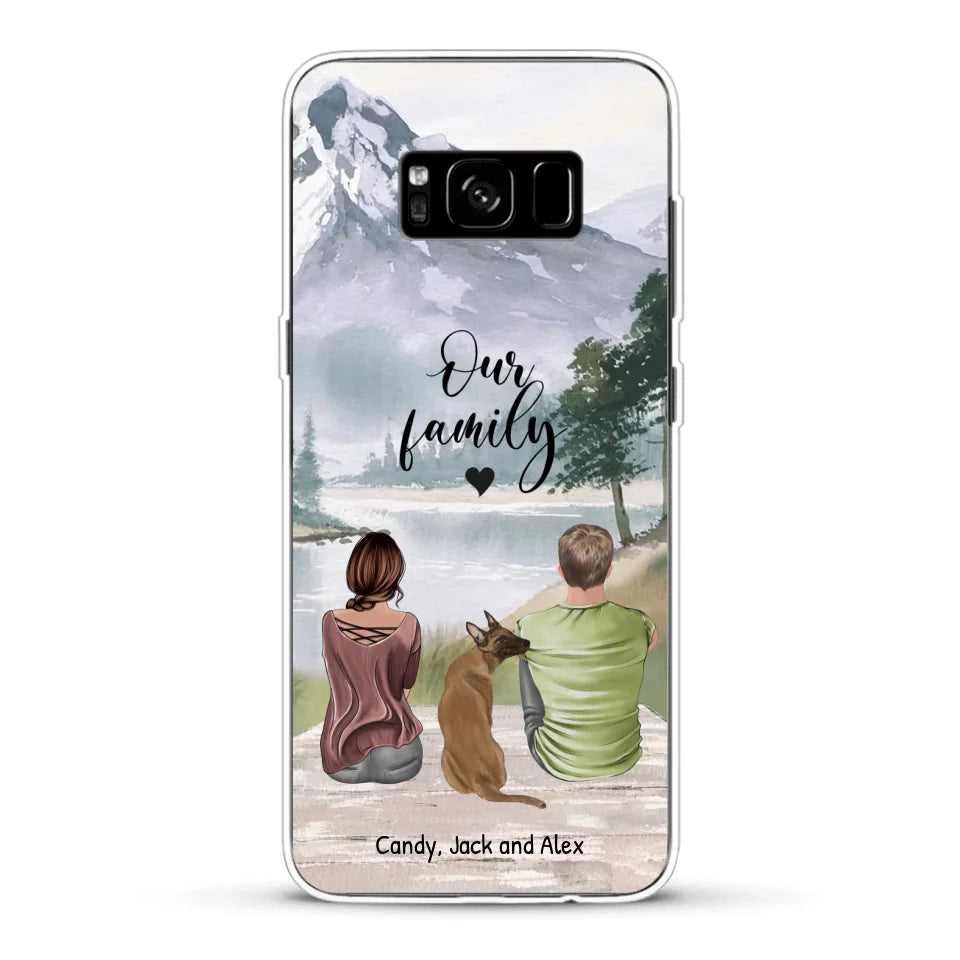 Together with our pet - Personalised phone case