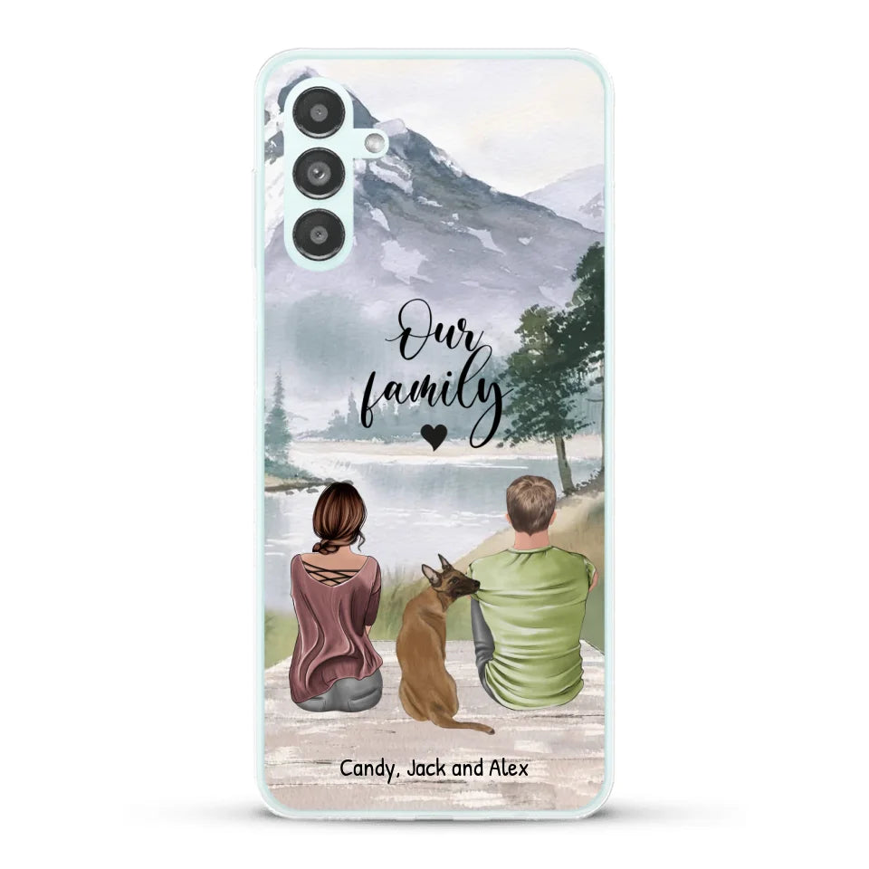 Together with our pet - Personalised phone case