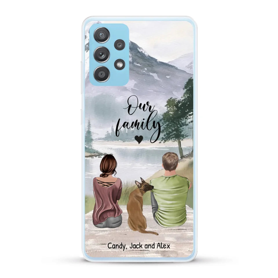 Together with our pet - Personalised phone case