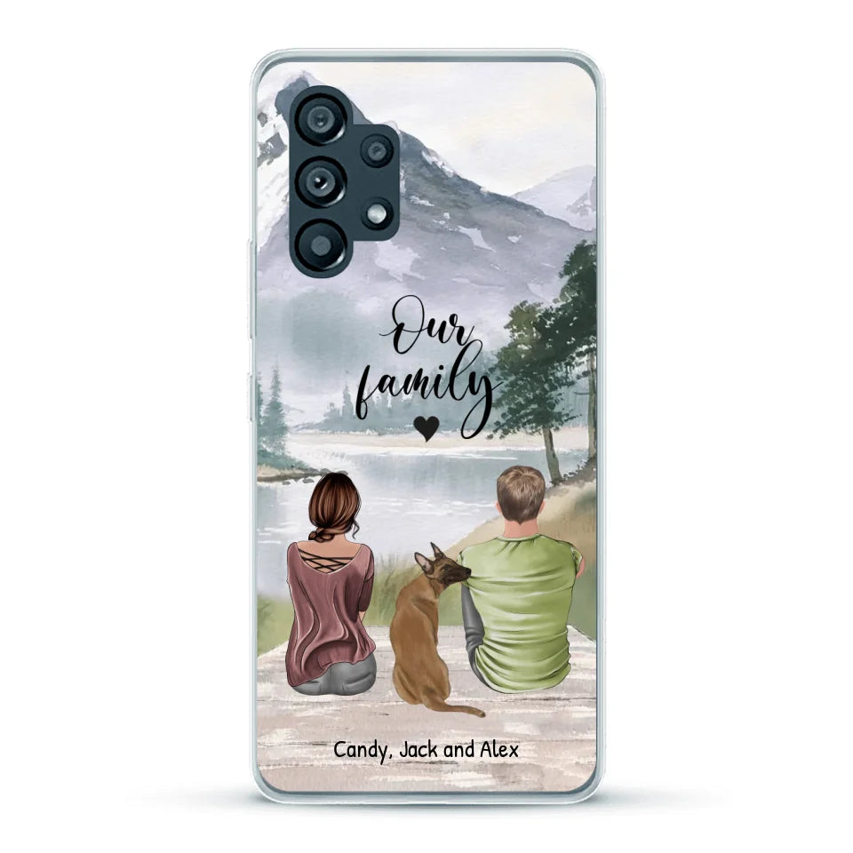 Together with our pet - Personalised phone case