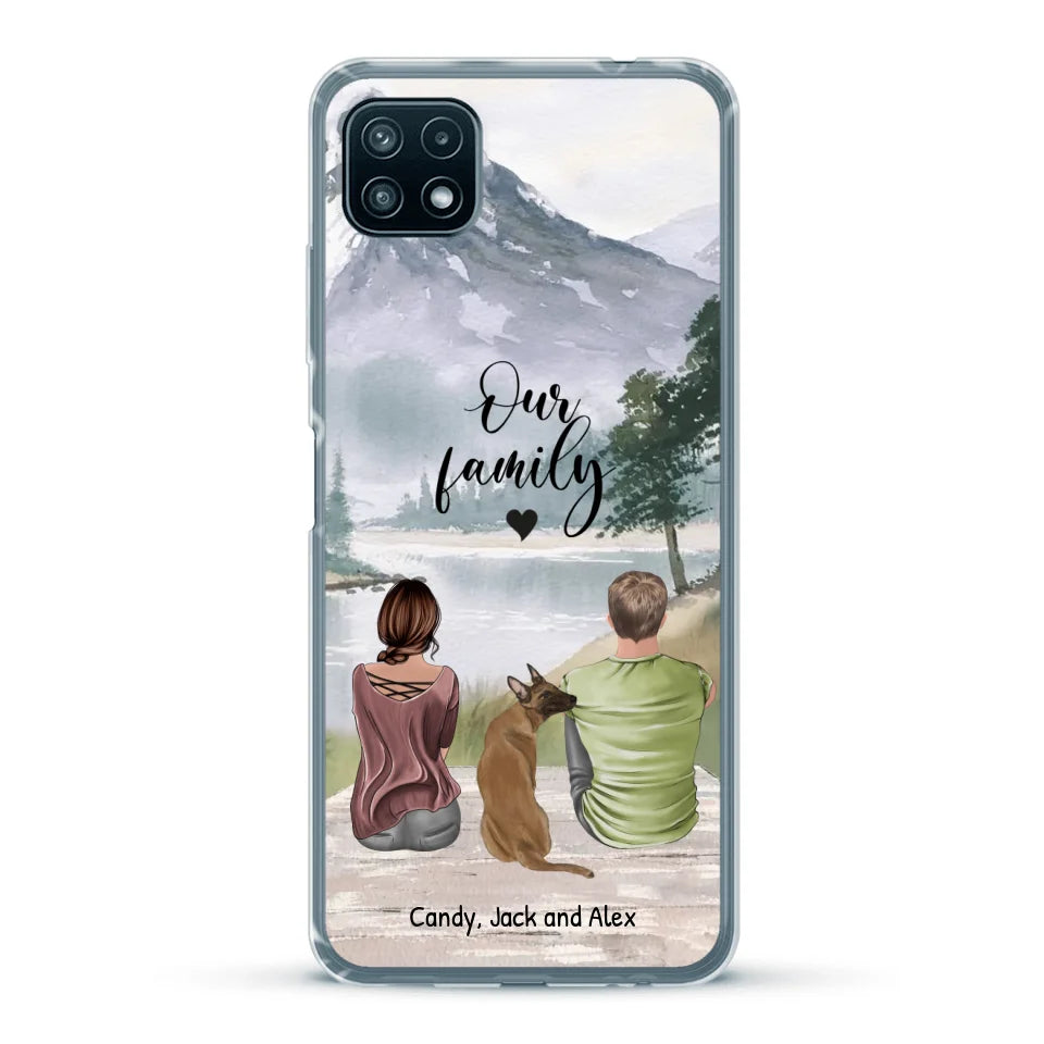 Together with our pet - Personalised phone case