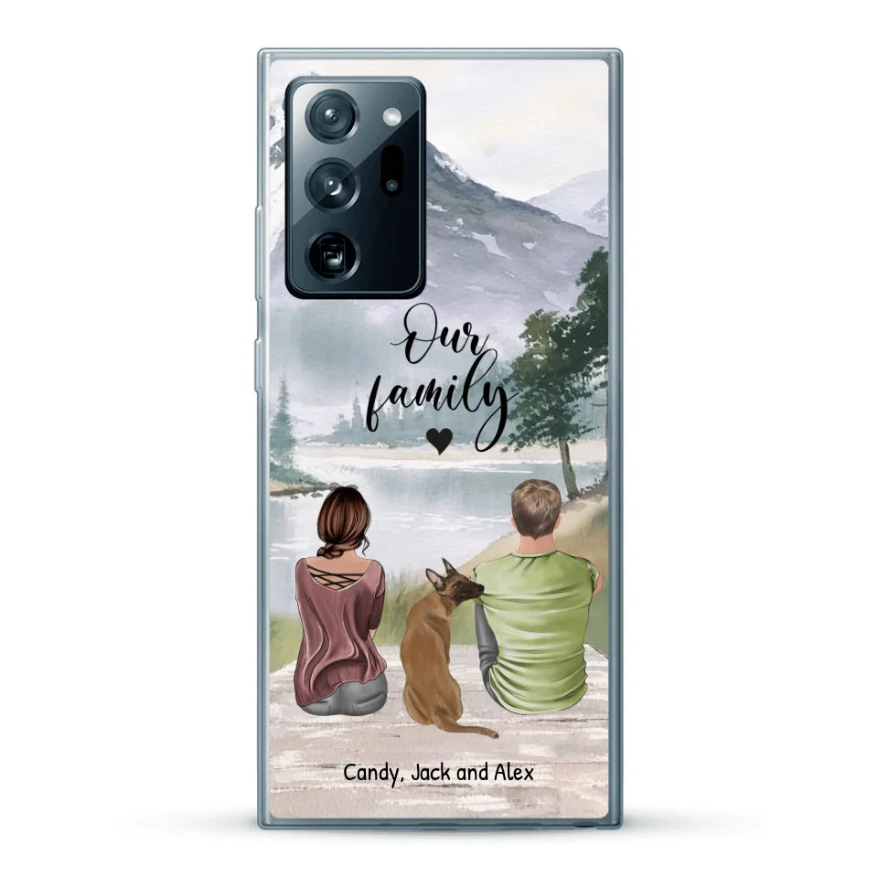 Together with our pet - Personalised phone case