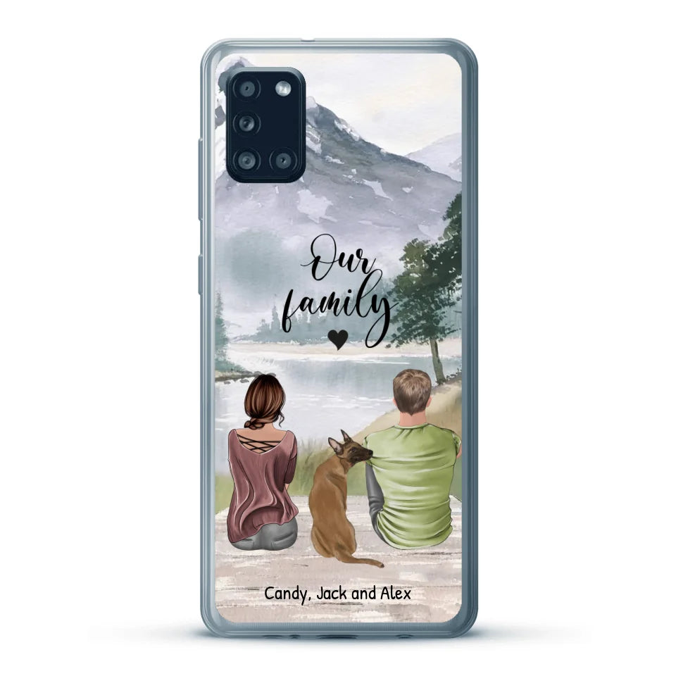 Together with our pet - Personalised phone case