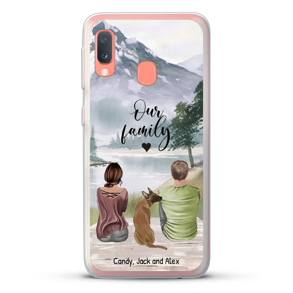 Together with our pet - Personalised phone case