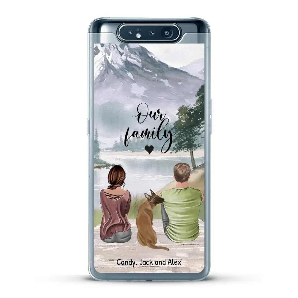 Together with our pet - Personalised phone case