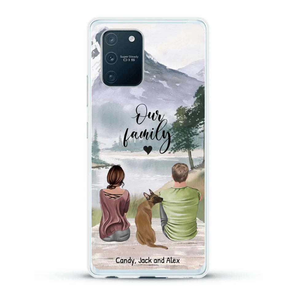 Together with our pet - Personalised phone case