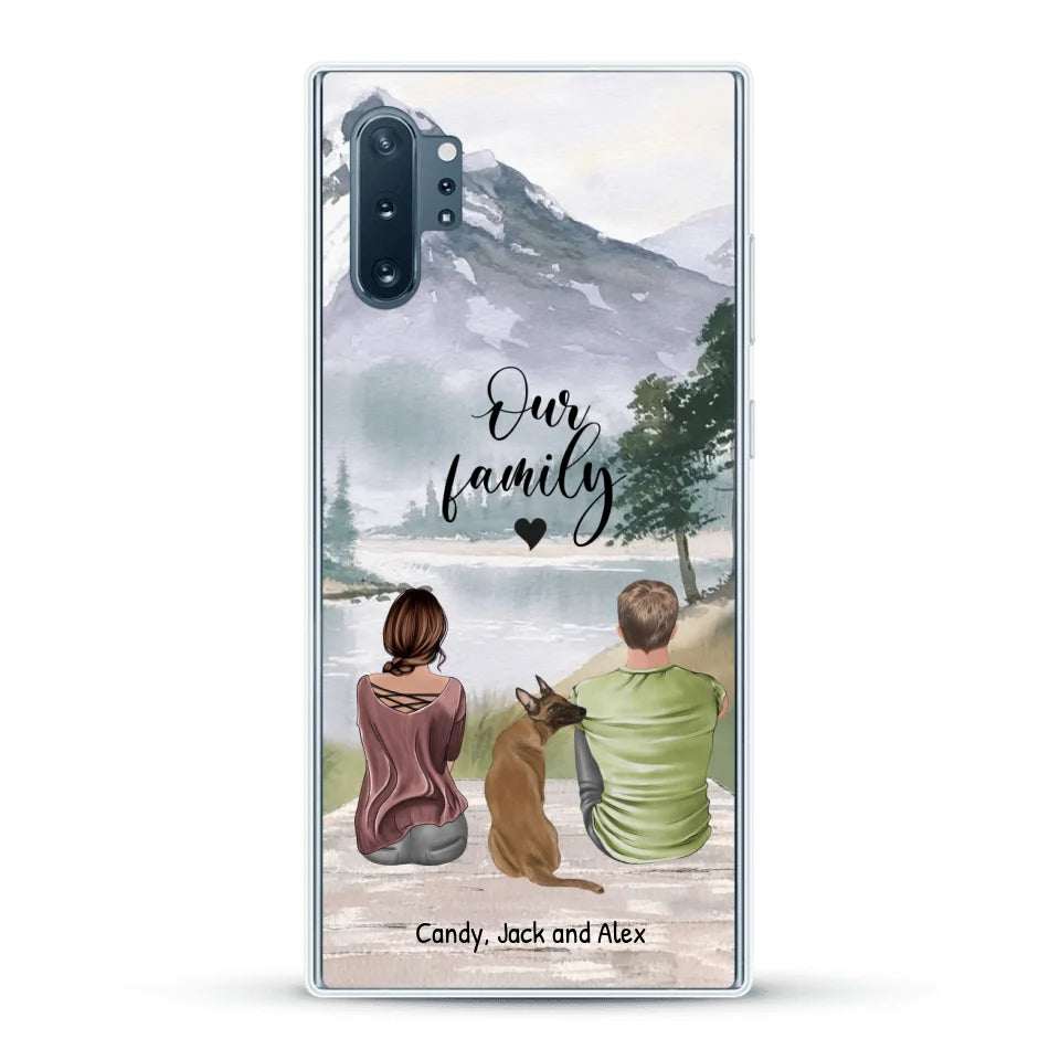 Together with our pet - Personalised phone case