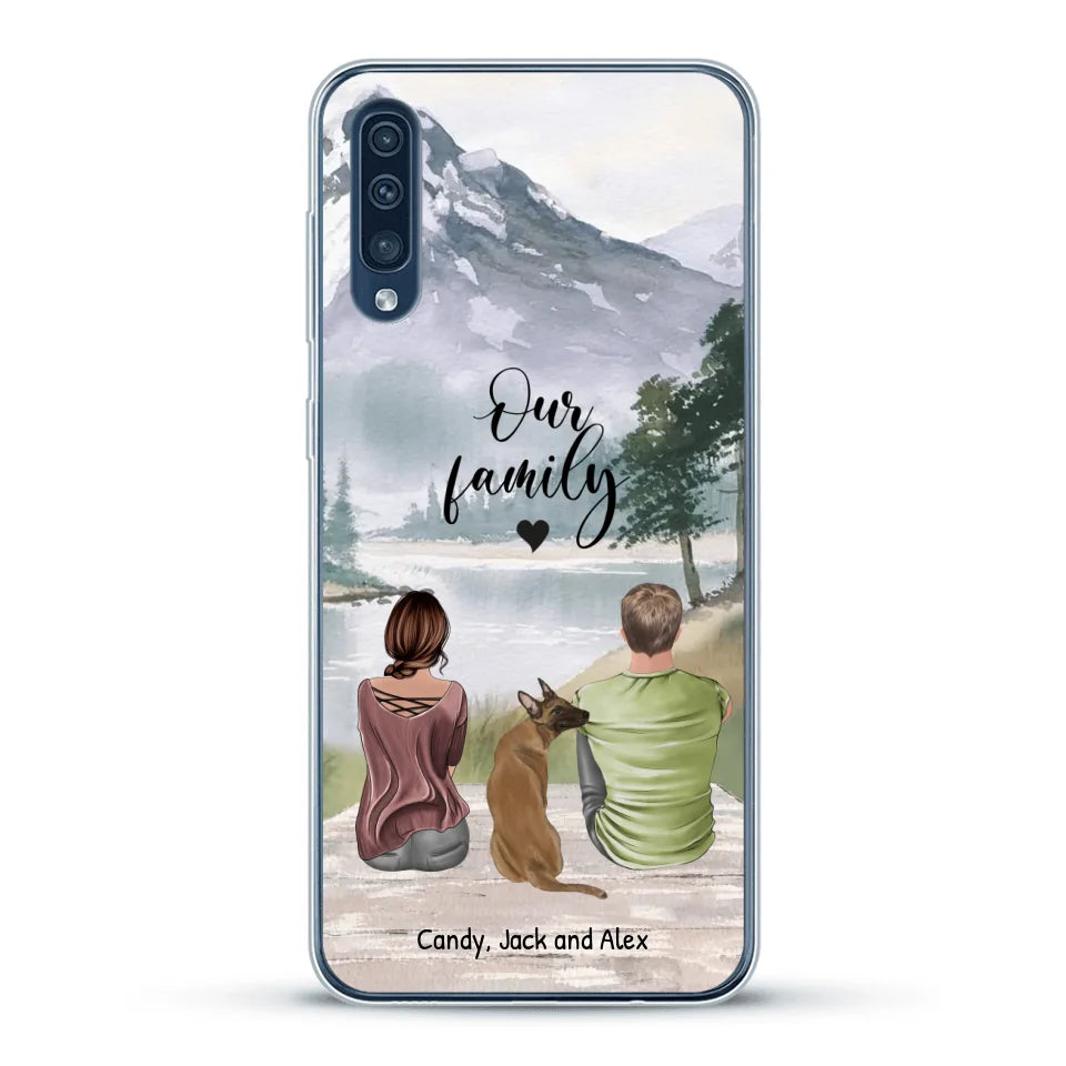 Together with our pet - Personalised phone case