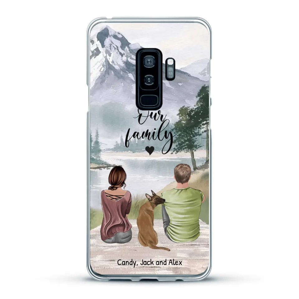 Together with our pet - Personalised phone case