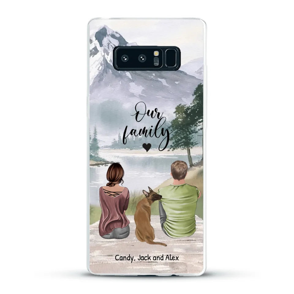 Together with our pet - Personalised phone case