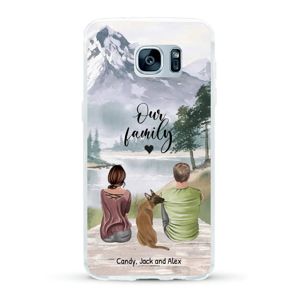 Together with our pet - Personalised phone case