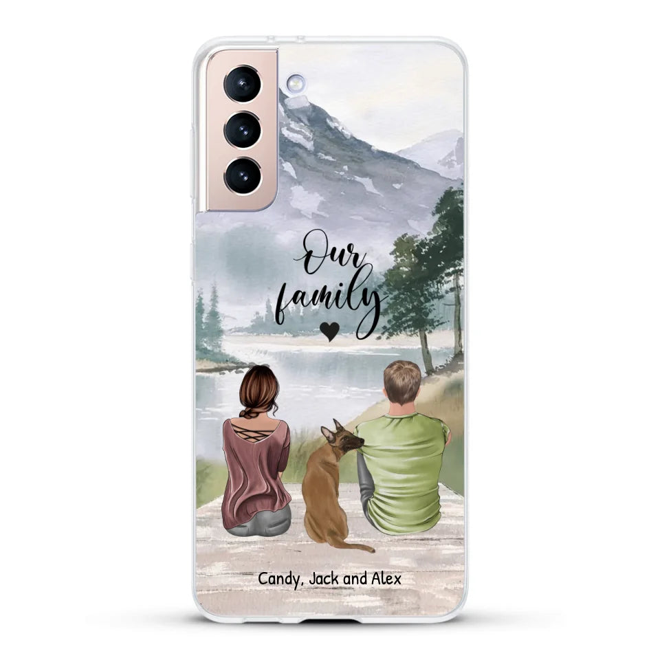 Together with our pet - Personalised phone case