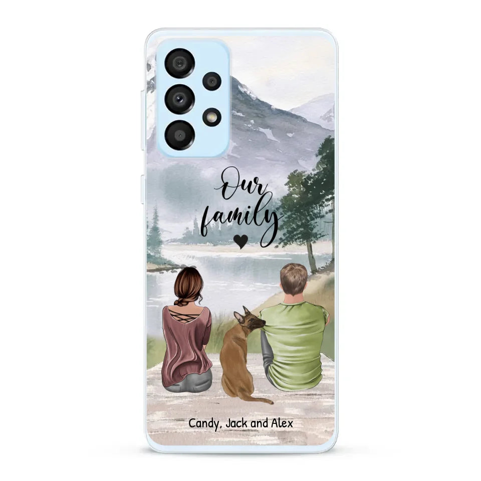 Together with our pet - Personalised phone case