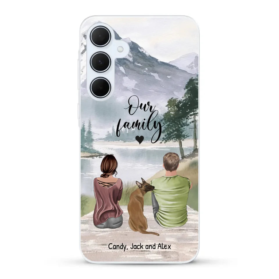 Together with our pet - Personalised phone case