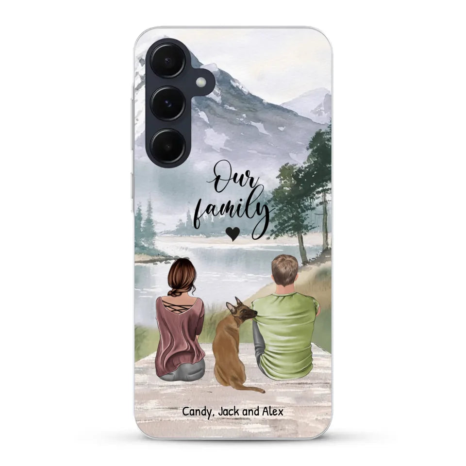 Together with our pet - Personalised phone case