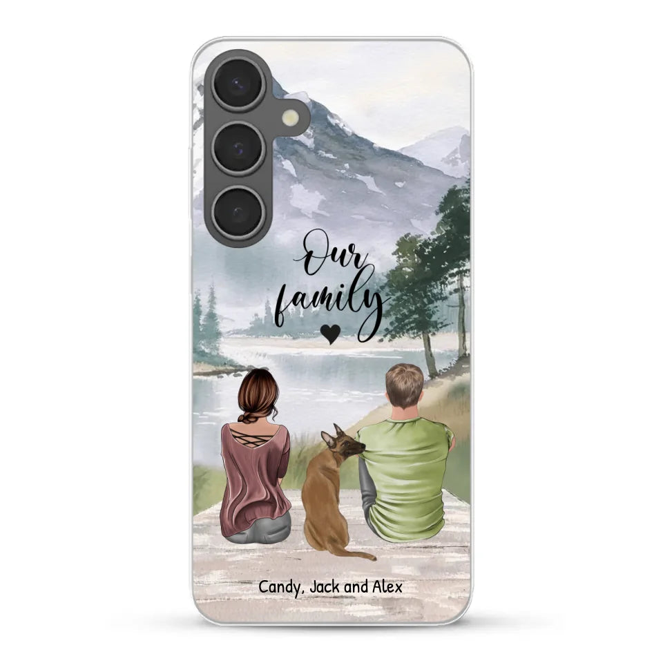 Together with our pet - Personalised phone case