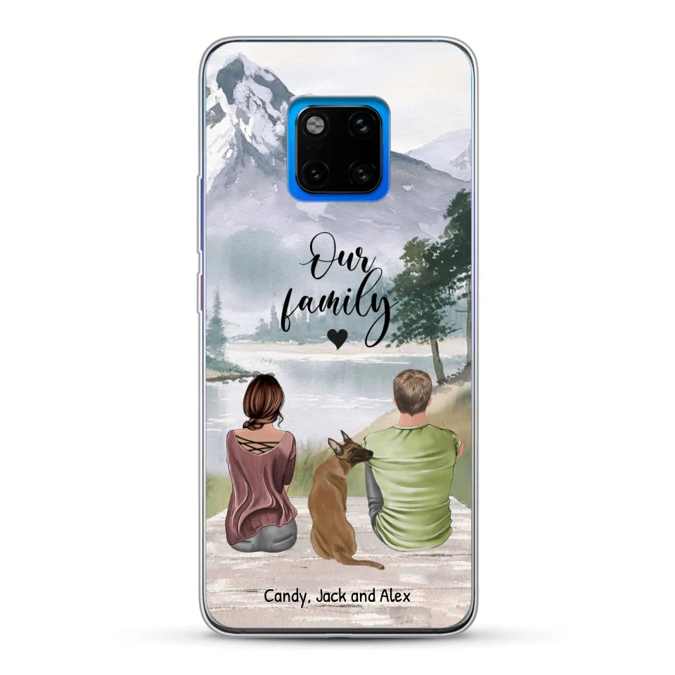 Together with our pet - Personalised phone case