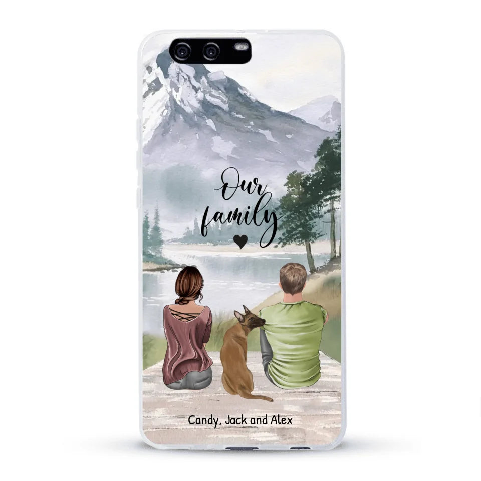 Together with our pet - Personalised phone case