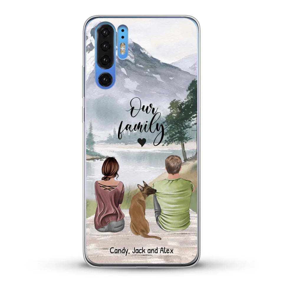 Together with our pet - Personalised phone case