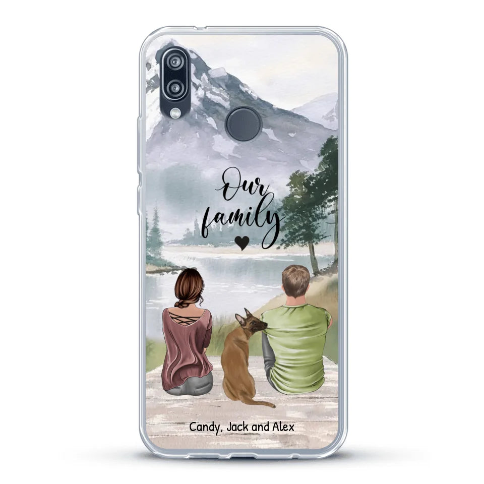 Together with our pet - Personalised phone case