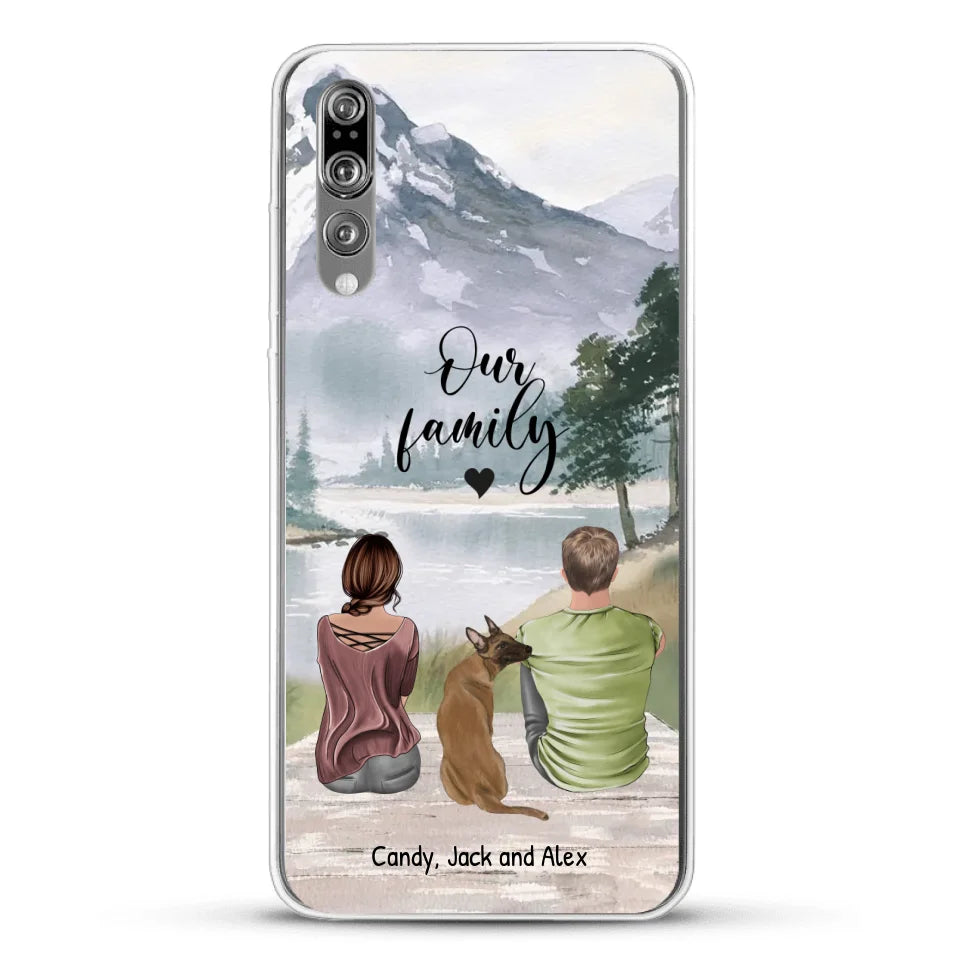 Together with our pet - Personalised phone case