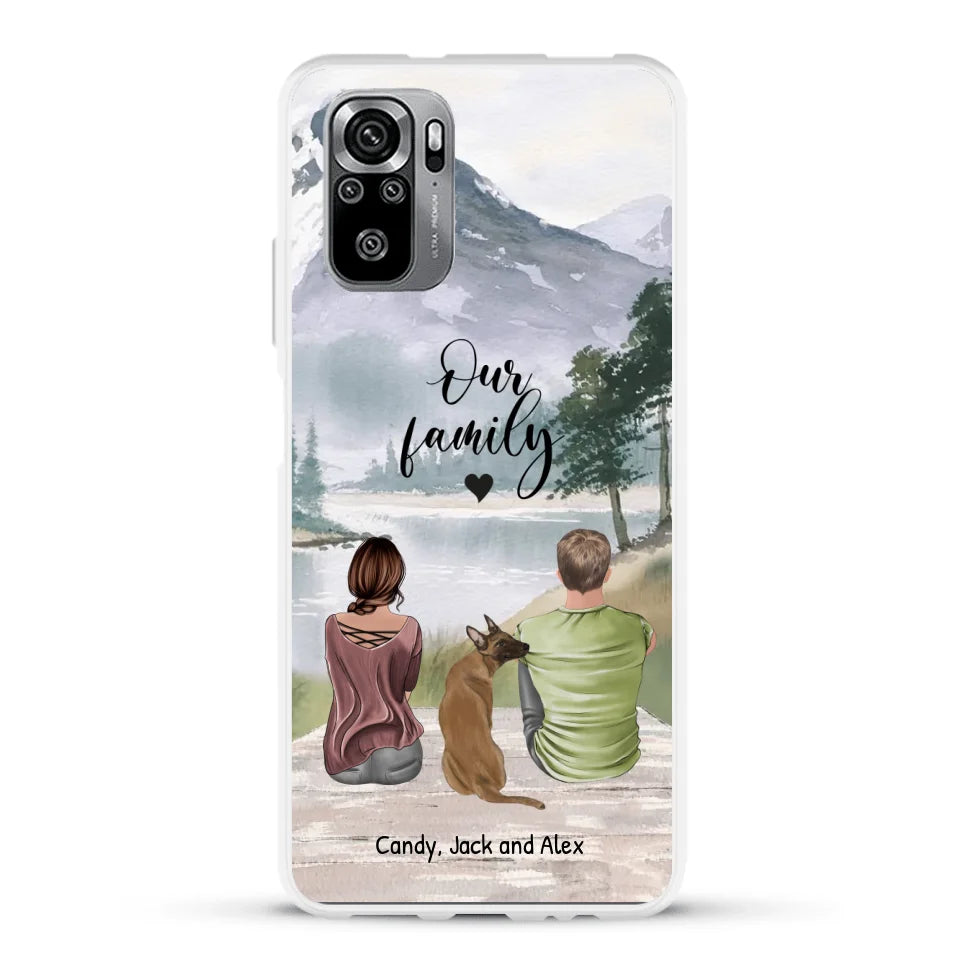 Together with our pet - Personalised phone case