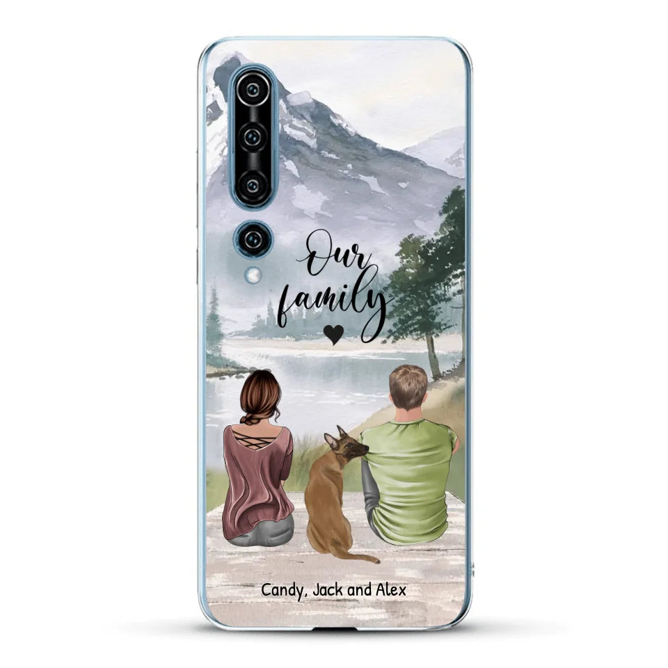 Together with our pet - Personalised phone case