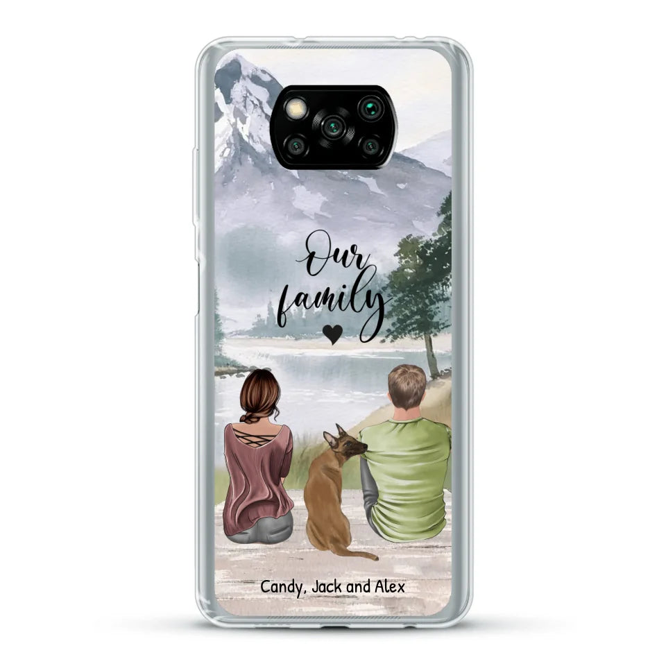 Together with our pet - Personalised phone case