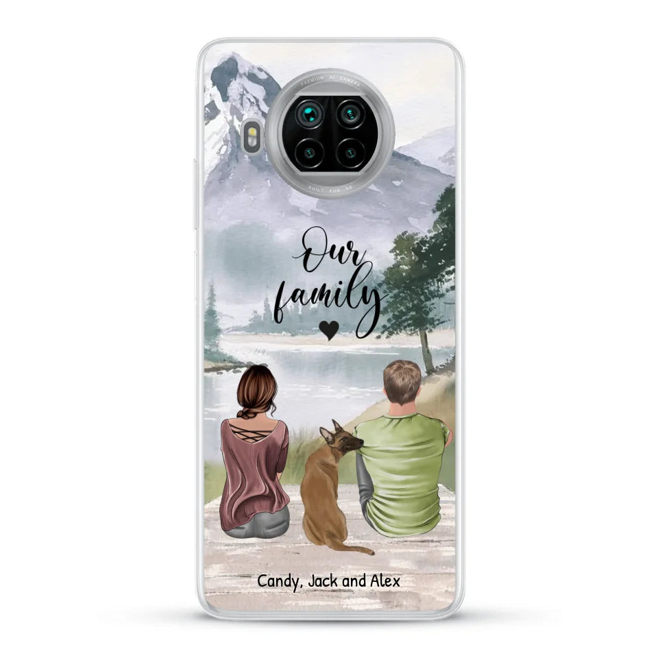 Together with our pet - Personalised phone case