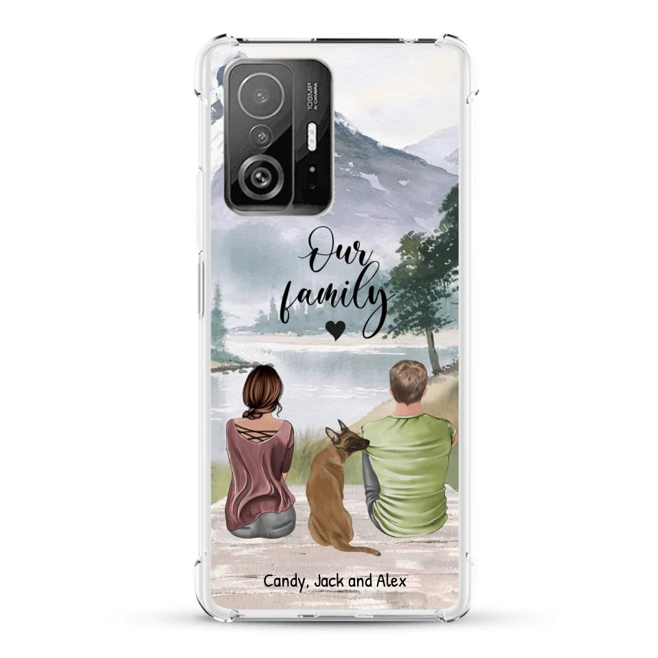 Together with our pet - Personalised phone case