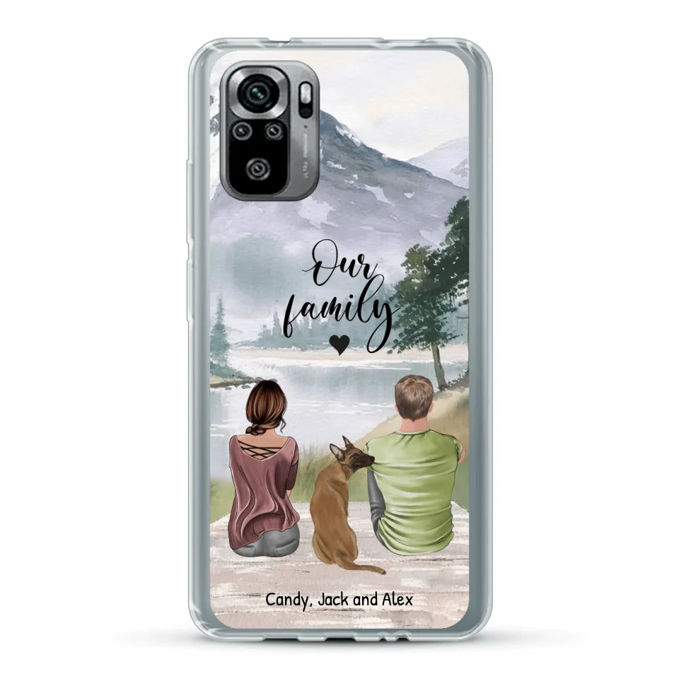 Together with our pet - Personalised phone case