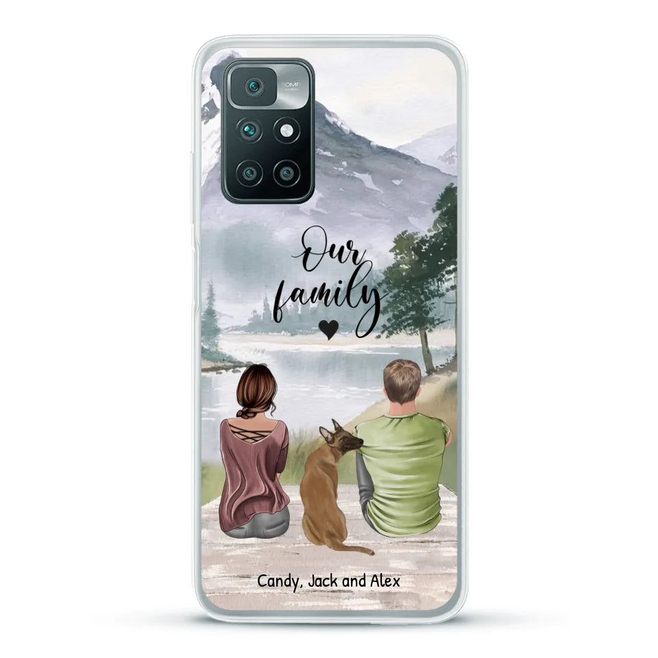 Together with our pet - Personalised phone case