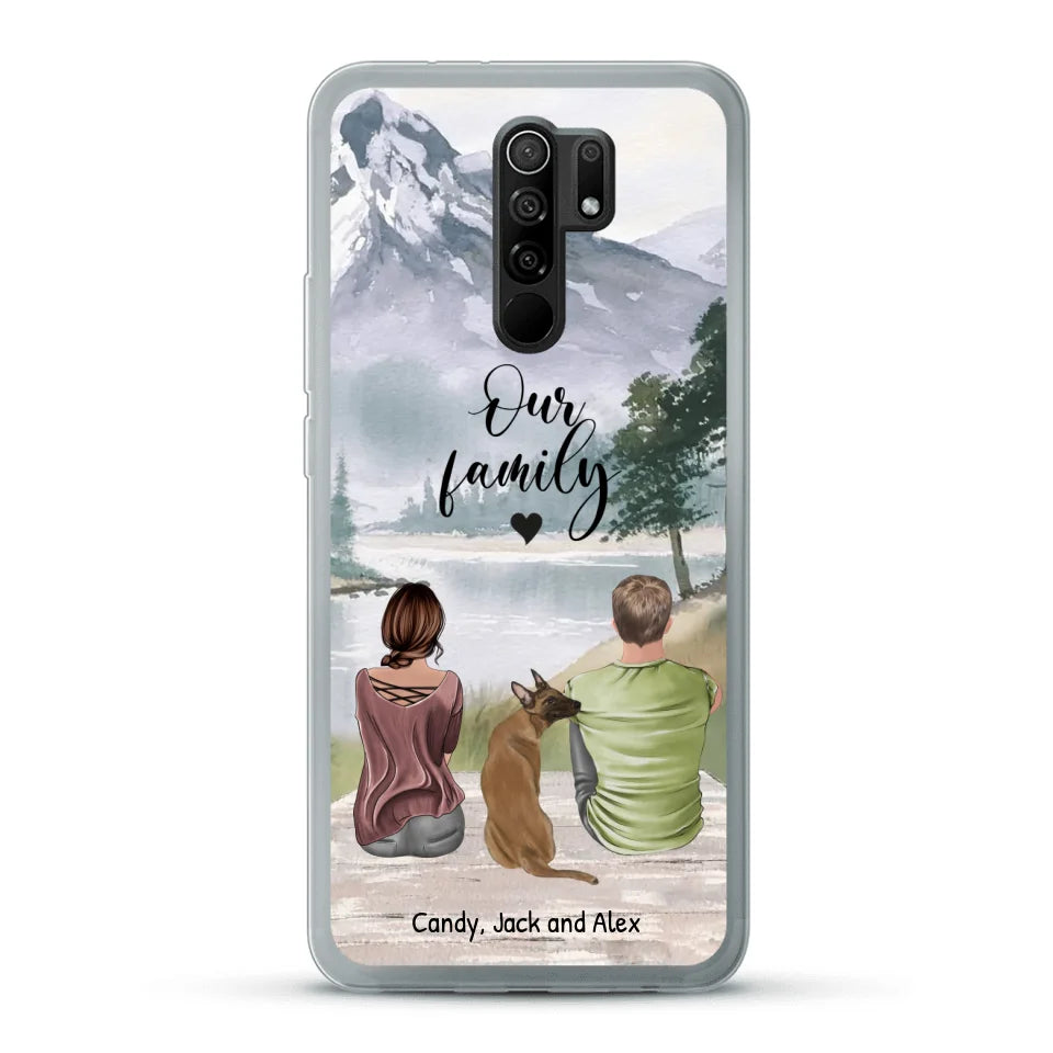 Together with our pet - Personalised phone case