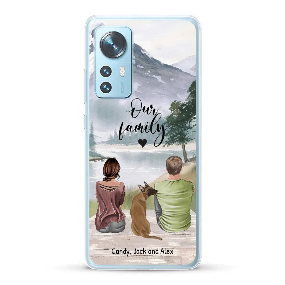 Together with our pet - Personalised phone case