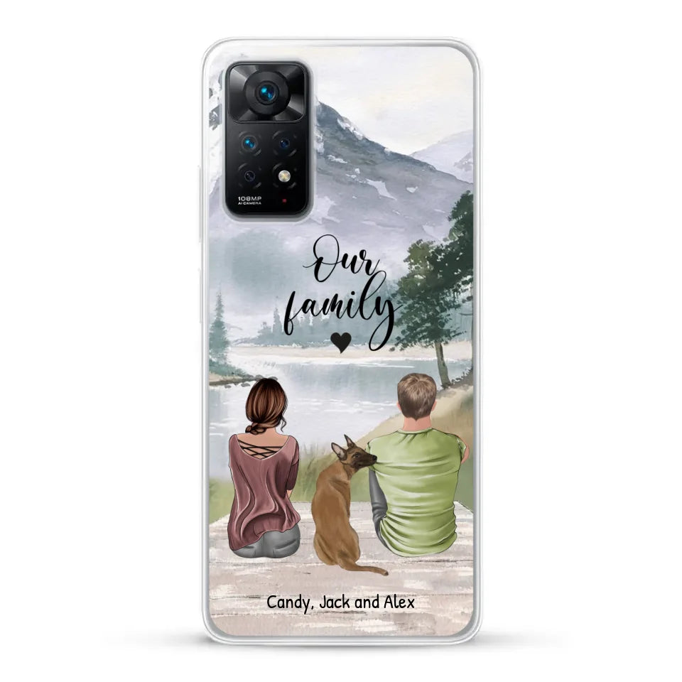 Together with our pet - Personalised phone case