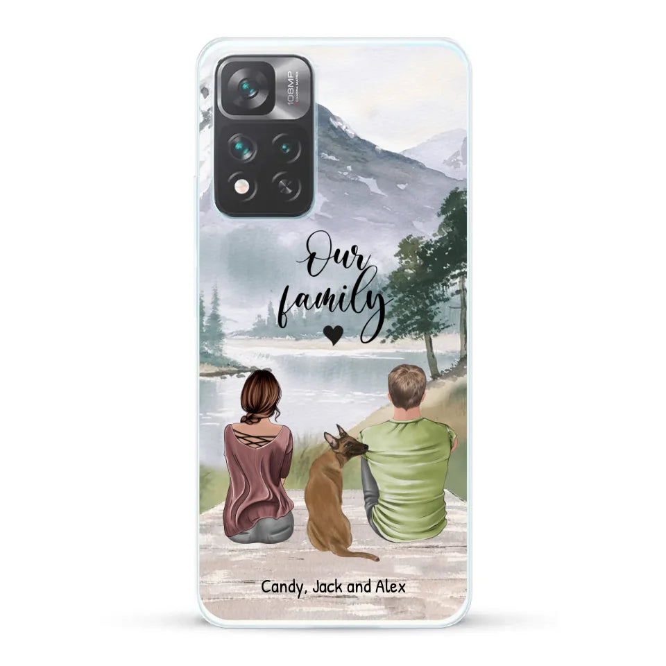 Together with our pet - Personalised phone case