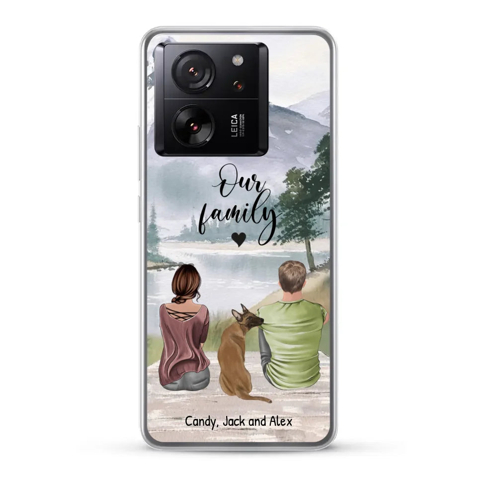 Together with our pet - Personalised phone case